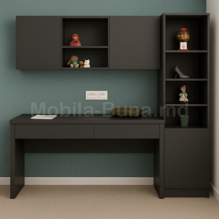 Masa de scris pentru școlari cu sertare și spațiu depozitare